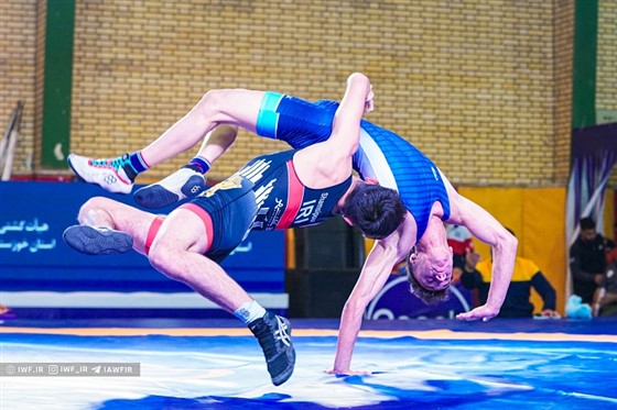 پایان رقابت های کشتی فرنگی نوجوانان قهرمانی باشگاههای خوزستان /اهواز: